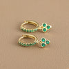 Wholesale Women's Copper Geometric Style Earrings With Electroplating Treatment
