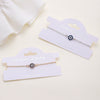Wholesale Women's Copper Geometric Style Electroplated Devil's Eye Charm Bracelet