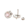 Wholesale Women's Copper Geometric Style Moon Inlaid With Zircon Ear Bone Ear Nail