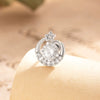 Wholesale Women's Copper Geometric Style Moon Inlaid With Zircon Ear Bone Ear Nail