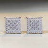 Wholesale Women's Copper Geometric Style Zirconia Earrings