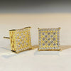 Wholesale Women's Copper Geometric Style Zirconia Earrings