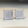 Wholesale Women's Copper Geometric Style Zirconia Earrings