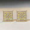 Wholesale Women's Copper Geometric Style Zirconia Earrings