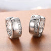 Wholesale Women's Copper Geometric U Shaped Zircon Earrings