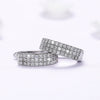 Wholesale Women's Copper Geometric Ushaped Zircon Earrings