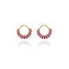 Wholesale Women's Copper Geometric Ushaped Zirconia Earrings