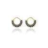Wholesale Women's Copper Geometric Ushaped Zirconia Earrings