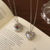 Wholesale Women's Copper Geometric Y2k Style Electroplated Moon Rose Drop Pendant Necklace
