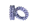Wholesale Women's Copper Geometric Zircon Engagement Ring