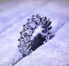 Wholesale Women's Copper Geometric Zircon Engagement Ring