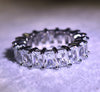 Wholesale Women's Copper Geometric Zircon Engagement Ring