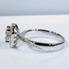 Wholesale Women's Copper Geometric Zircon Inlaid Ring And Bracelet