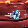 Wholesale Women's Copper Geometric Zircon Ring