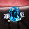 Wholesale Women's Copper Geometric Zircon Ring