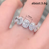 Wholesale Women's Copper Geometric Zircon Ring