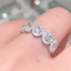 Wholesale Women's Copper Geometric Zircon Ring
