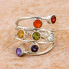 Wholesale Women's Copper Geometric Zirconia Fashion Ring