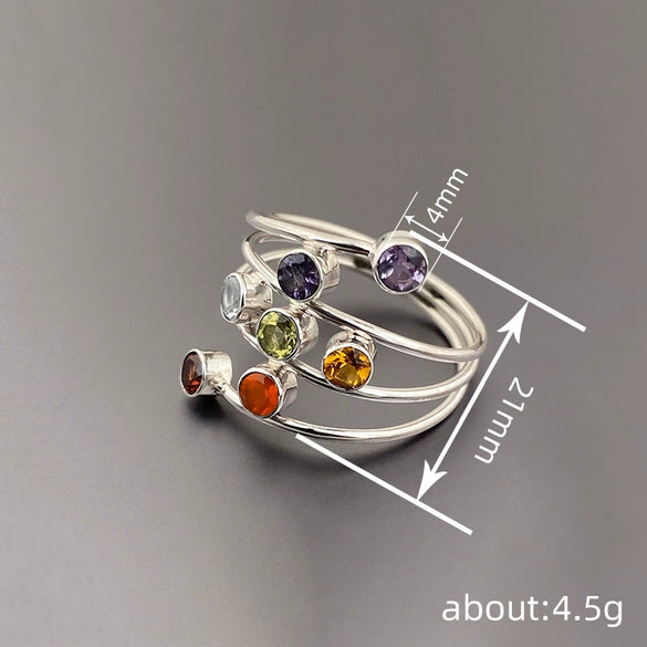 Wholesale Women's Copper Geometric Zirconia Fashion Ring