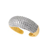 Wholesale Women's Copper Gold Plated Geometric Irregular Open Ring