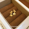 Wholesale Women's Copper Gold Plated Goldfish Zodiac Animal Earrings