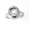 Wholesale Women's Copper Gold Plated Minimalist Letter Opening Ring