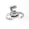 Wholesale Women's Copper Gold Plated Minimalist Letter Opening Ring
