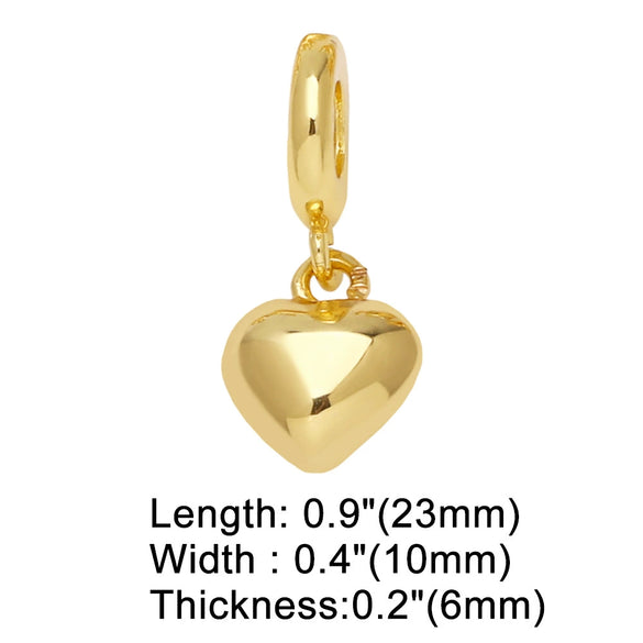 Wholesale Women's Copper Goldplated Geometric Letter Pendant Bracelet With Electroplating