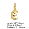 Wholesale Women's Copper Goldplated Geometric Letter Pendant Bracelet With Electroplating