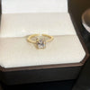 Wholesale Women's Copper Goldplated Geometric Opening Ring Jewelry