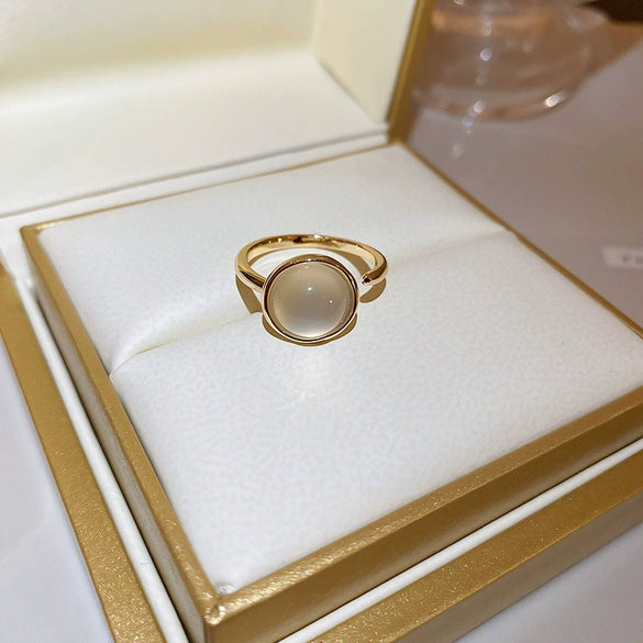 Wholesale Women's Copper Goldplated Geometric Opening Ring Jewelry