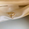 Wholesale Women's Copper Goldplated Geometric Opening Ring Jewelry