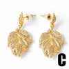 Wholesale Women's Copper Heart Shape Electroplating Earrings