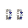 Wholesale Women's Copper Heart Shape Oil Dropping Earrings With Electroplating
