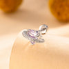 Wholesale Women's Copper Heart Shape Titanium Steel Screw Ear Bone Nail Earrings Set With Diamonds Sweet Cute Design Sense Niche