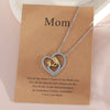 Wholesale Women's Copper Heartshaped Necklace With Electroplating And O Word Chain