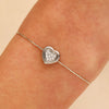 Wholesale Women's Copper Heartshaped Pendant Necklace With Electroplating Light Luxury Versatile Niche Design
