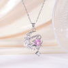 Wholesale Women's Copper Inlaid Zircon Geometric Light Luxury Style Necklace With Electroplating And O Word Chain