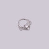 Wholesale Women's Copper Inlaid Zircon Geometric Nose Ring For Body Puncture Jewelry