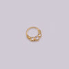 Wholesale Women's Copper Inlaid Zircon Geometric Nose Ring For Body Puncture Jewelry