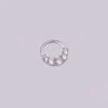 Wholesale Women's Copper Inlaid Zircon Geometric Nose Ring For Body Puncture Jewelry