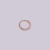 Wholesale Women's Copper Inlaid Zircon Geometric Nose Ring For Body Puncture Jewelry