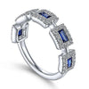 Wholesale Women's Copper Inlaid Zircon Geometric Square Ring