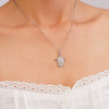 Wholesale Women's Copper Inlaid Zircon Ocean Series Turtle Pendant Necklace Electroplated Animal Zodiac Stylish Fashion Versatile Clavicle Chain Jewelry