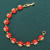 Wholesale Women's Copper Insect Pattern Oildropping Ladybug Bracelet