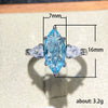Wholesale Women's Copper Jewelry Inlaid Zircon With Geometric Pattern And Horse Eye Shape