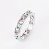 Wholesale Women's Copper Jewelry With Flower Style And Zirconia Design