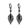 Wholesale Women's Copper Leaf Geometric Earrings Light Luxury Style