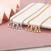 Wholesale Women's Copper Letter Necklace Jewelry