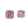 Wholesale Women's Copper Light Luxury Geometric Ring Necklace Set With Zircon Design